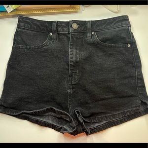 BDG Black High Rise Shorts